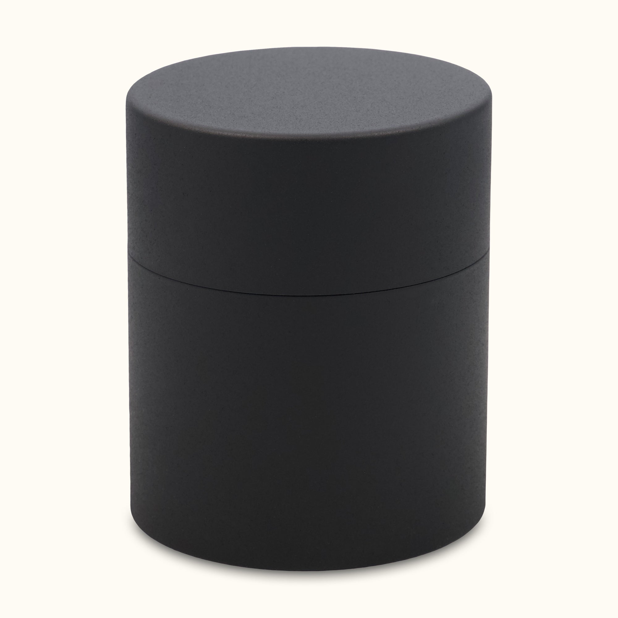 Stainless Steel Tea Caddy | Black | Stonewash Finish