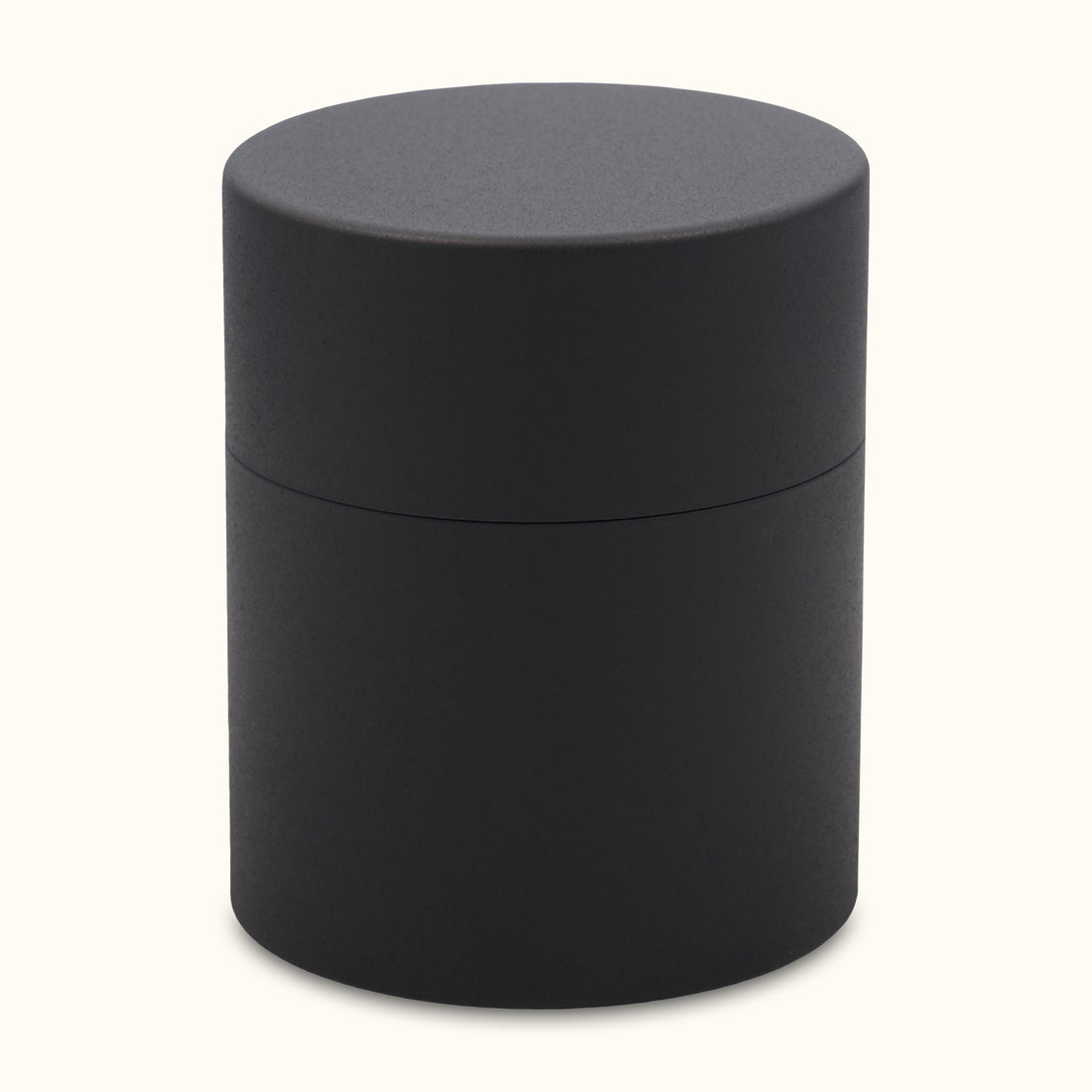 Stainless Steel Tea Caddy | Black | Stonewash Finish